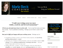 Tablet Screenshot of coachmarla.com